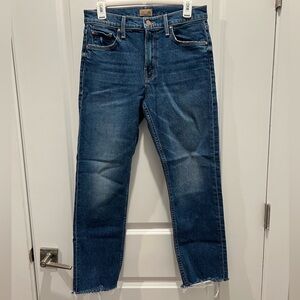 MOTHER Blue Ankle & Cropped Jeans